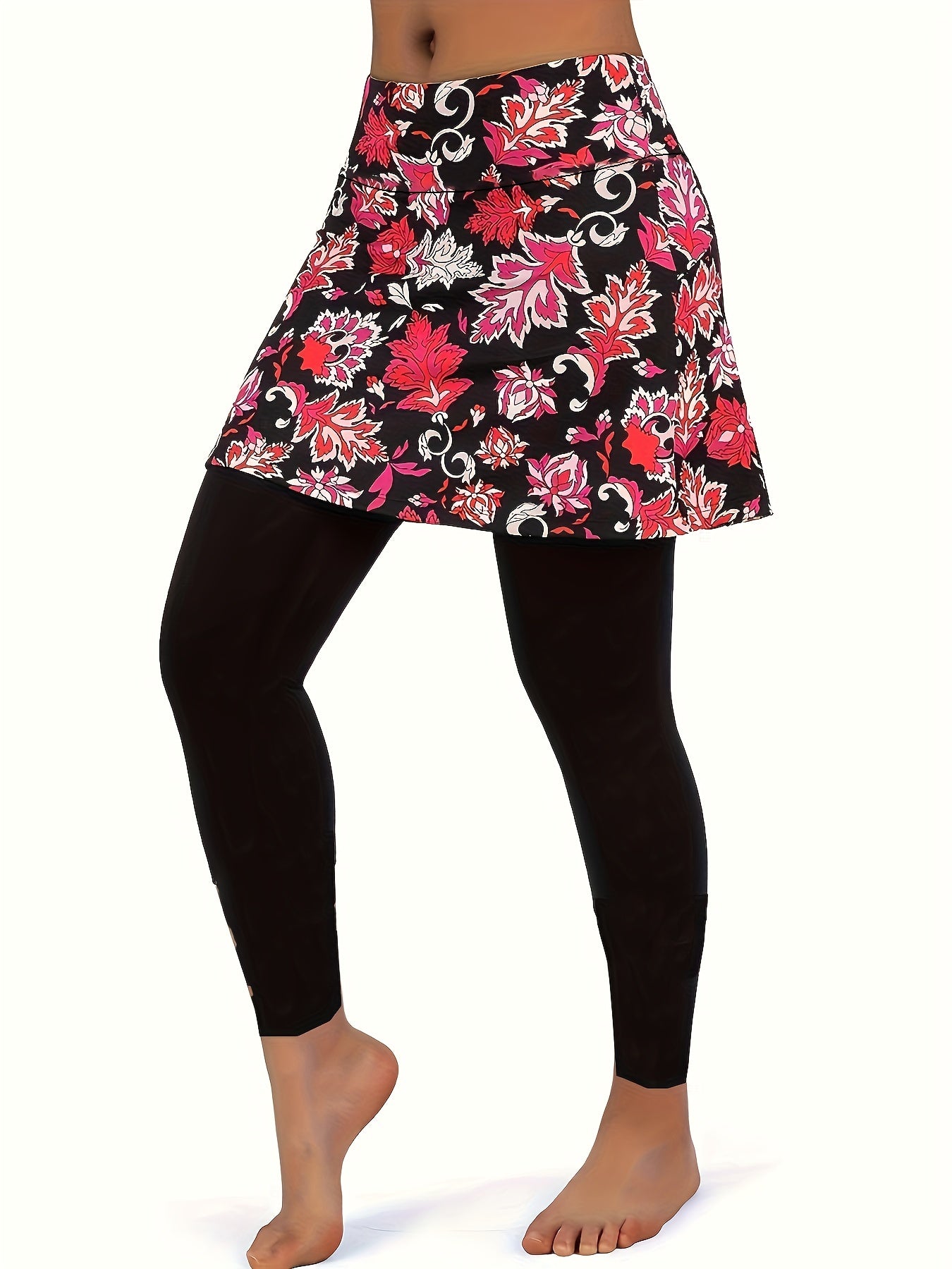 Floral Print Tennis Leggings
