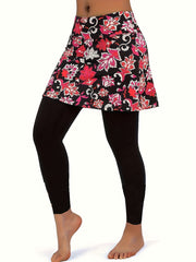 Floral Print Tennis Leggings