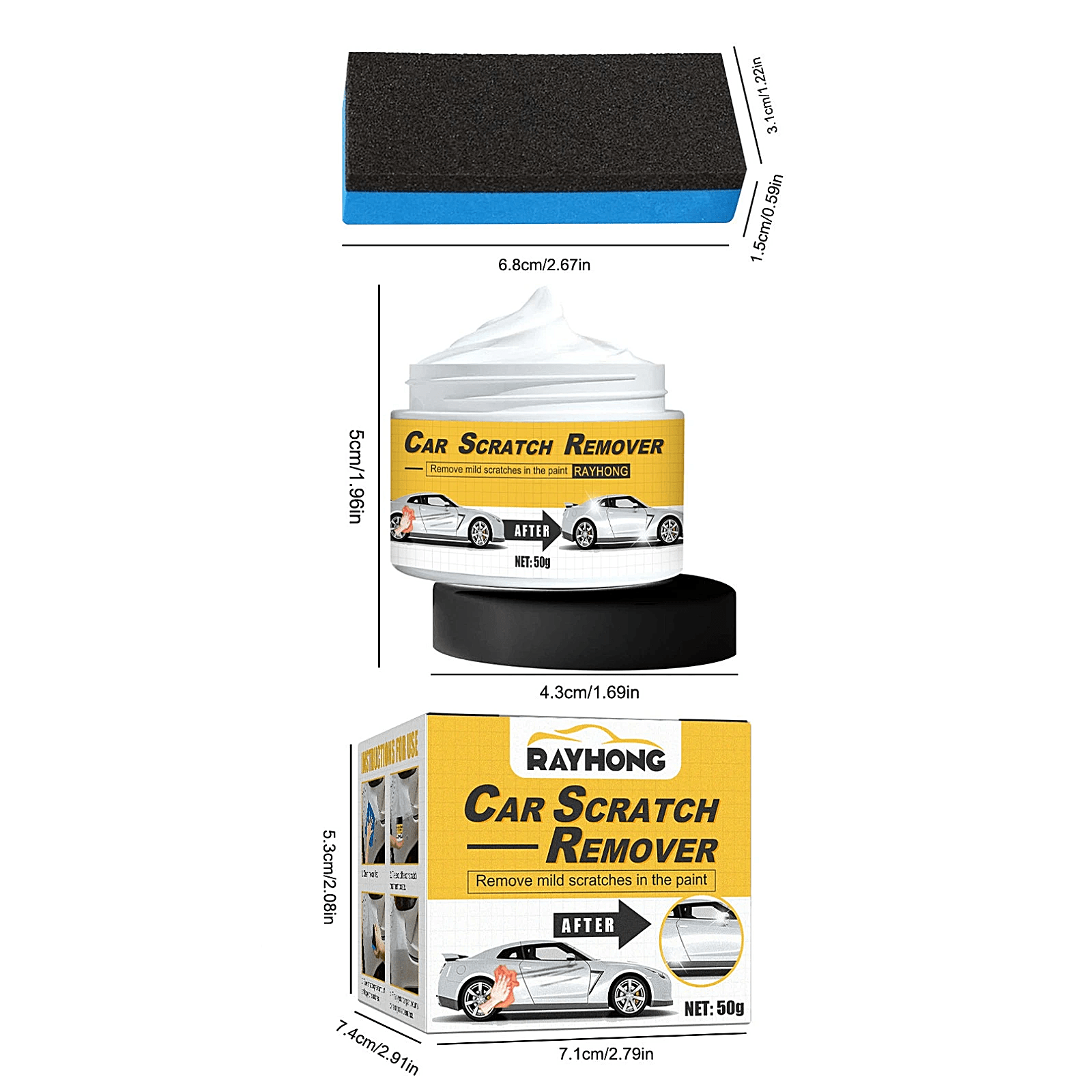 Car Scratch Remover Paint Repair Scratch Maintenance Agent