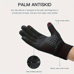 Winter Warm Gloves Anti Slip Touch Screen Wind Proof Cycling Gloves
