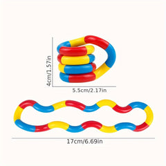 Deformable Twist & Bend Rope Toy for Hand Exercise