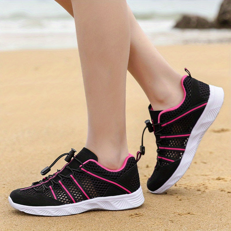 Women's Mesh Water Shoes Quick Drying Aqua Shoes Outdoor Beach Wading Shoes
