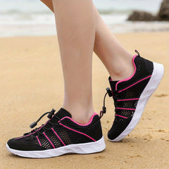 Women's Mesh Water Shoes Quick Drying Aqua Shoes Outdoor Beach Wading Shoes