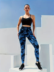 Tie Dye High Waist Hip Lift Yoga Leggings