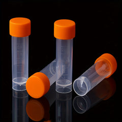 5pcs 5ml Cryovial Plastic Test Tubes Cold Storage Tube With Gasket
