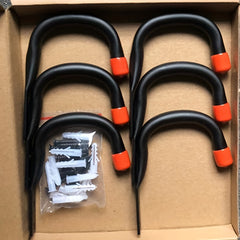 6pcs Garage Heavy Duty Hooks For Hanging Garage Supplies Storage