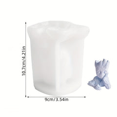 3D Epoxy Resin Craft Silicone Molds Candle Making DIY Tree Man Resin Casting