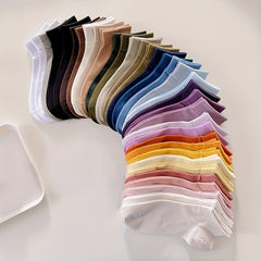 10 Pairs Soft Lightweight Ankle Socks Women's Stockings & Hosiery