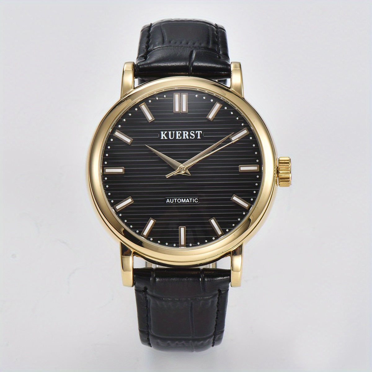 KUERST Teenager Watch Double Press Butterfly Buckle Automatic Mechanical Watch