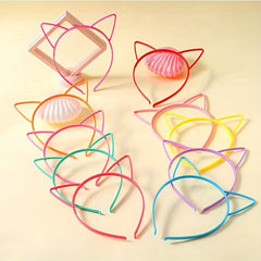 Kids Cat Ears Hair Hoop Party Decor DIY Props