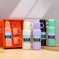 Stainless Steel Vacuum Insulated Cup w/ 2 Extra Lids Portable Outdoor Sports