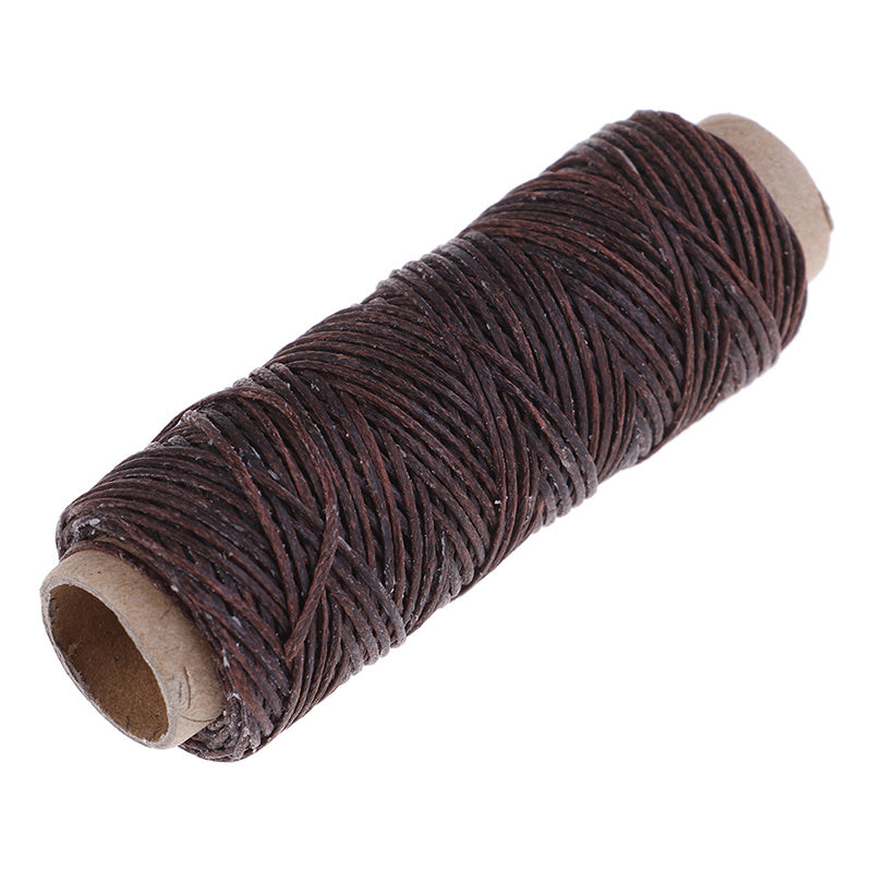 50m 1968inch Leather Sewing Flat Waxed Thread 150D