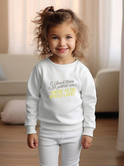Toddler Kids Letter Print Casual Long Sleeve Sweatshirt