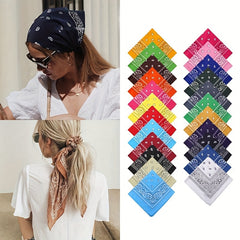 Print Multifunctional Square Handkerchief Hip hop Outdoor Sports Towel