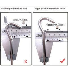 12pcs Aluminum Canopy Nails Tent Pegs Ground Nails Camping Accessories