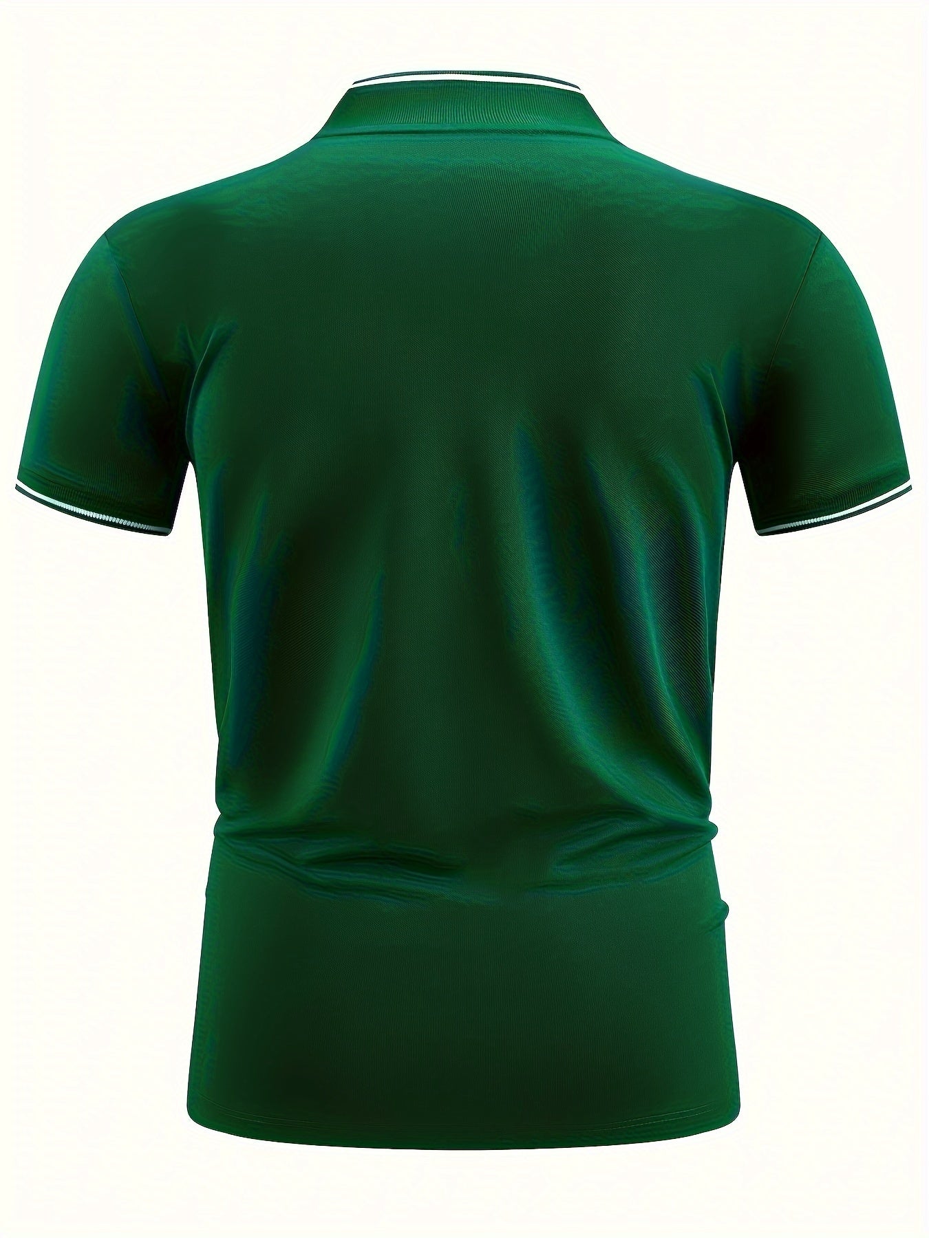 Men's Golf Shirt Bunny Ear Skull Print Short Sleeve