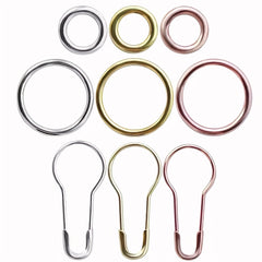 90pcs Knitting Stitch Markers Metal Crochet Locking Accessories
