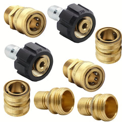 Pressure Washer Adapter Set M22 Swivel To 7 62 20 Quick Connect