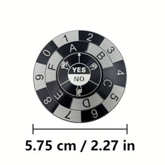 Fortune Spinner Toy Rock Paper Scissors YES NO Lucky Numbers 1 8 Durable Metal