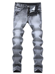 Men's Vintage Slim Washed Denim Jeans