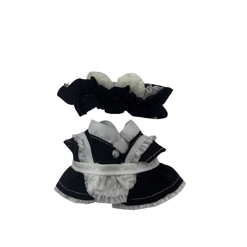 7 Inch Doll Dress Up Costume Set - Fashionable & Mysterious Box