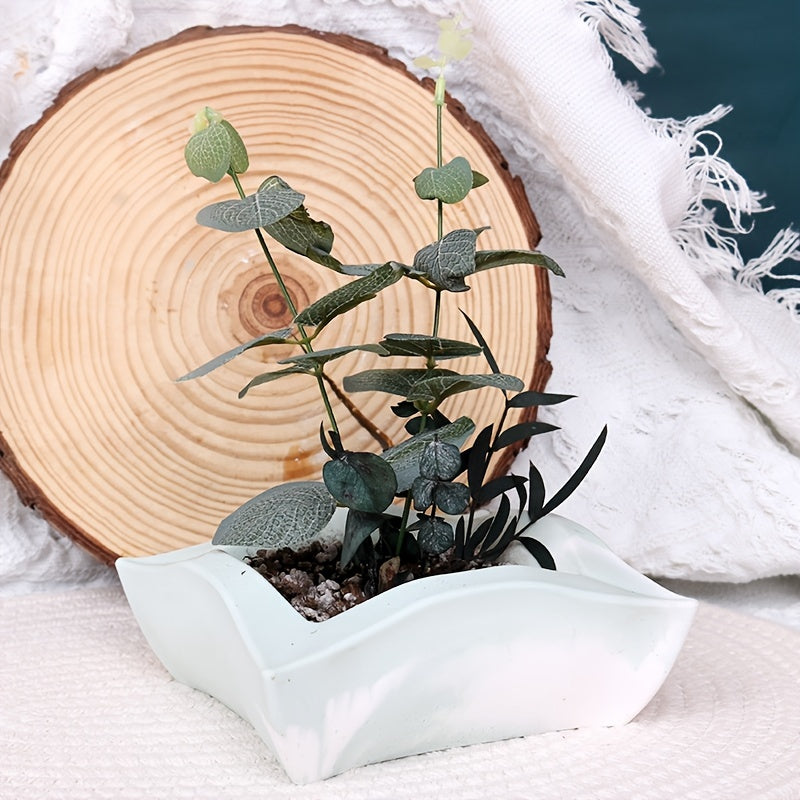 DIY Drip Rubber Mold Flower Pot Silicone Mold