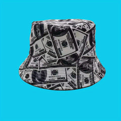 Unisex Sunshade Bucket Hat with American Flag Print