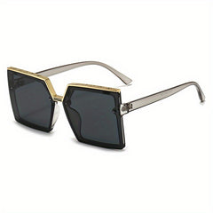 Square Frame Sunglasses Men Women Casual Mod UV400
