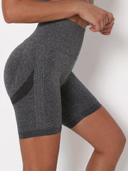 High Waist Seamless Yoga Shorts Slim Fit Butt Lifting Activewear