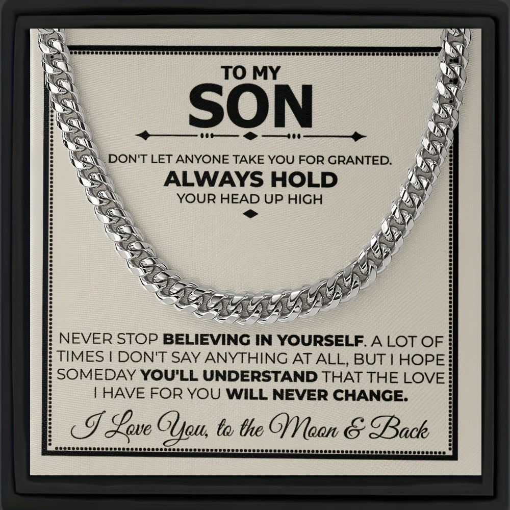 Stylish Hip Hop Chain Necklace Stainless Steel Decorative Accessories