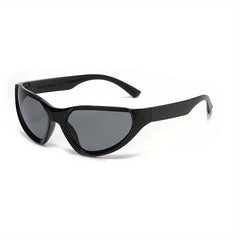 Y2K Cyberpunk Sunglasses UV400 Mirror Lens Sun Shades