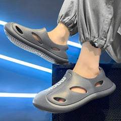 Men's Casual Non Slip Water Shoes Closed Toe Beach Sandals