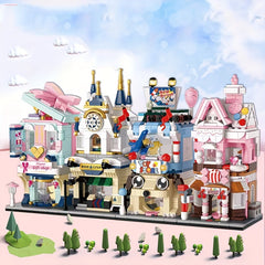 City Scene Street View Mini Building Model Creative Ornaments