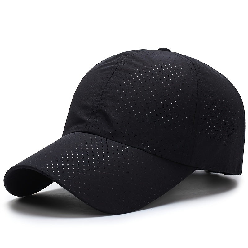 Summer Breathable Baseball Cap Quick Dry Trucker Hat for Men Women
