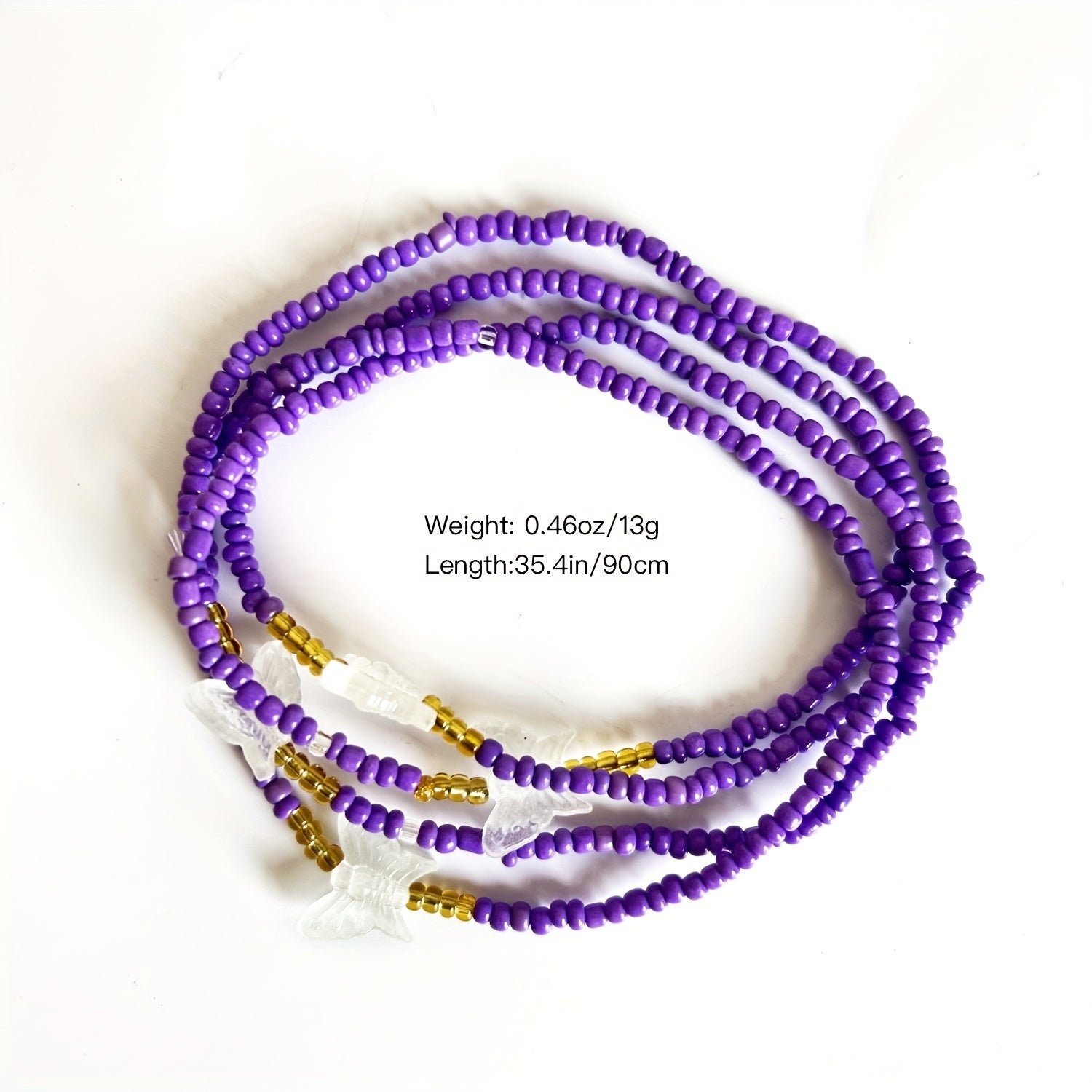 Glow In The Dark Waist Bead Evil Eye African Waist Chain For Girls