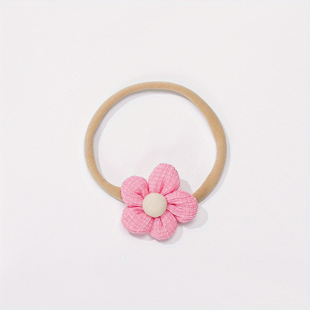 Cute Flower Hair Tie for Kids, Ideal for Babies & Toddlers