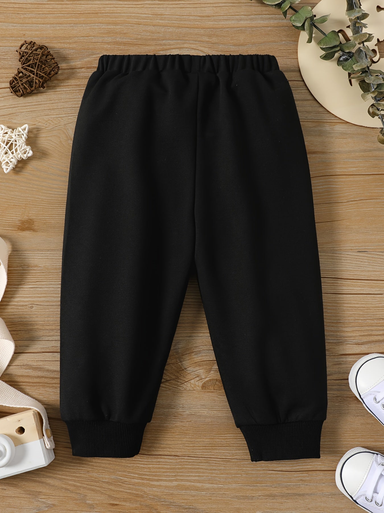 Baby s Elastic Waist Sweatpants Joggers Pants Child s Comfy Trousers