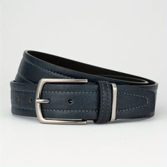 Men's Leather Belt Square Pin Buckle Accessories