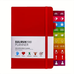 SULIRUN1981 Planner Weekly & Monthly Planner A5 Size 14 48 21 08 Cm