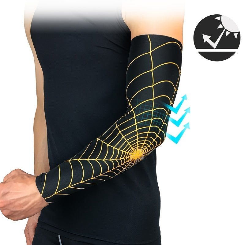 Breathable Sun Protection Elbow Sleeves for Outdoor Sports