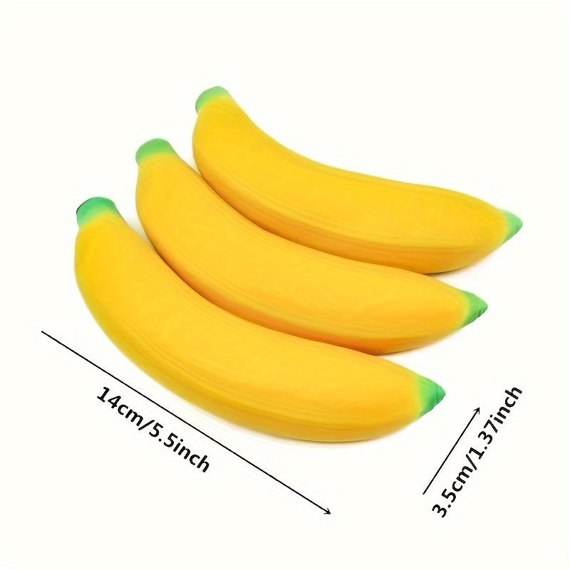 Tpr Simulation Banana Prank Toy Pinching Filler Peculiar Vent Stress Relief Toy
