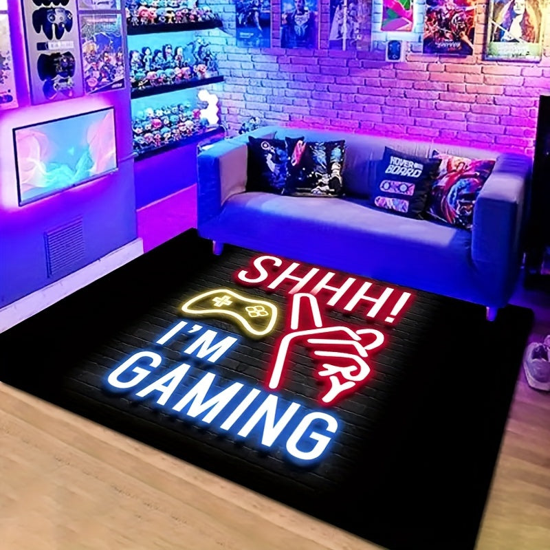 Non Slip Flannel Floor Mat for Living Room Bedroom and Halloween Decor