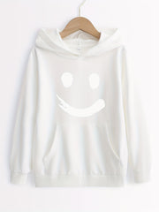Japanese Print Boys Sweatshirt Long Sleeve Crew Neck Tops Kids Clothing