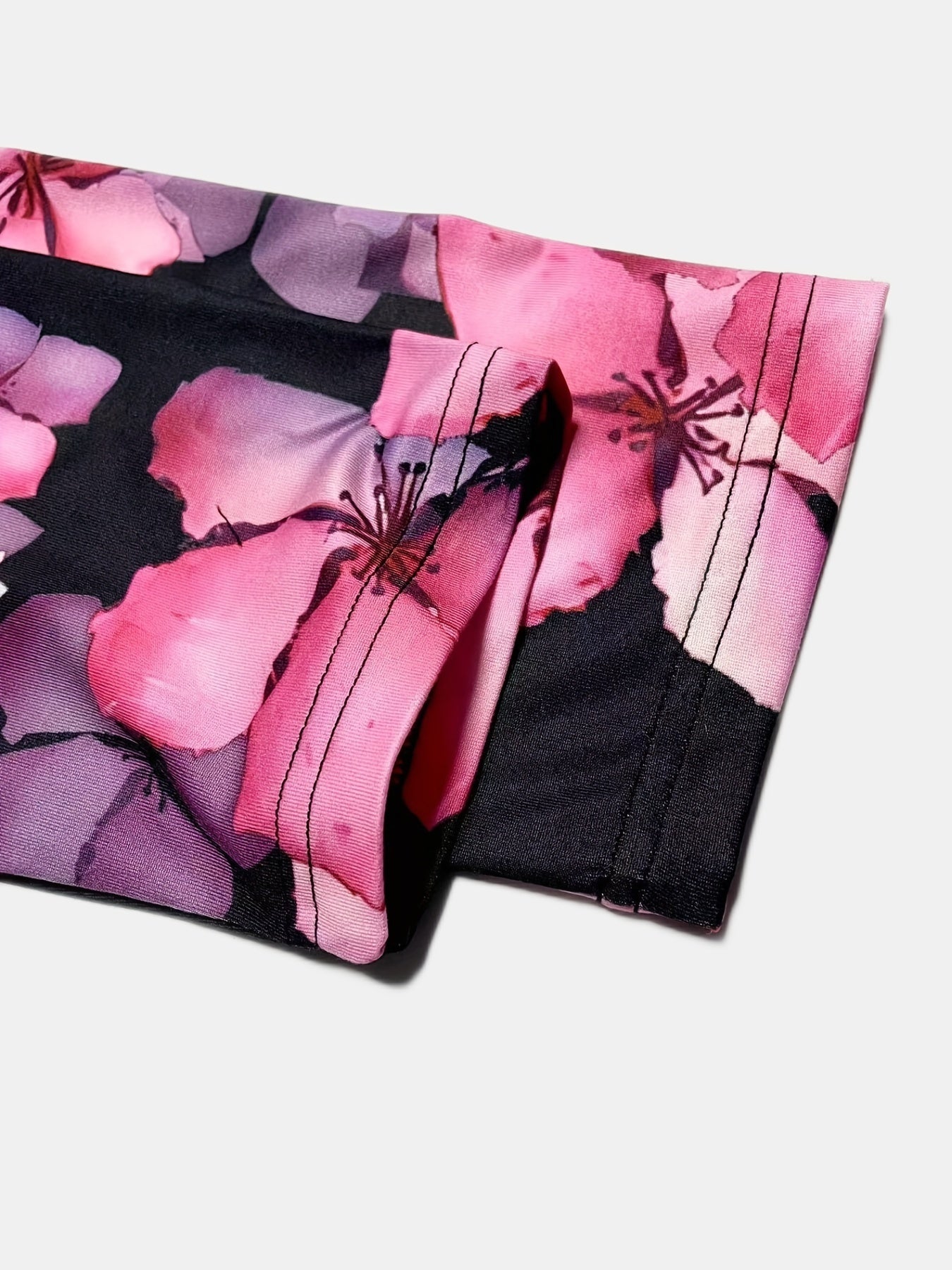 Floral Print Skinny Leggings Casual Women's Clothing
