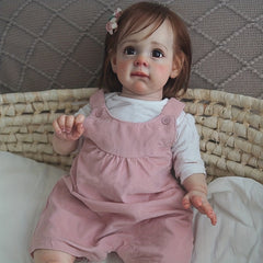 22" Lifelike Reborn Baby Doll Soft Body Realistic Newborn Baby Doll Gift