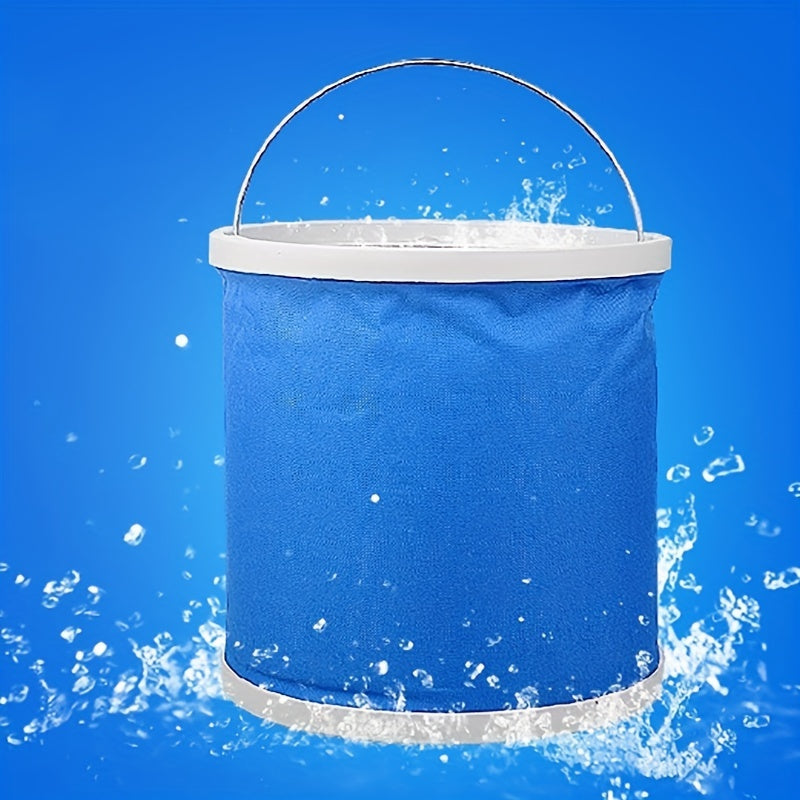 1pc Folding Bucket Portable Water Bucket Large Foldable Car Washing Bucket