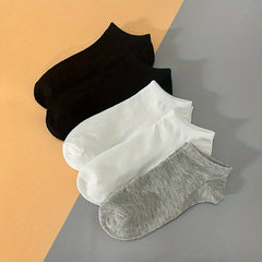 Teenager Cotton Blend Solid Ankle Socks for Kids Teens