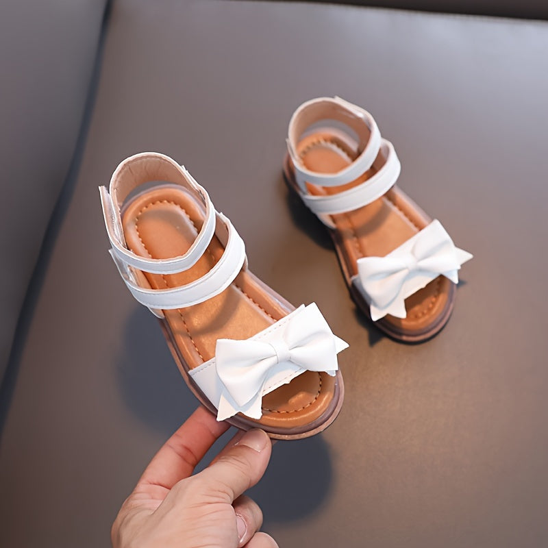 Cute Bow Casual Baby Sandals Soft Sole Perfect for Walking