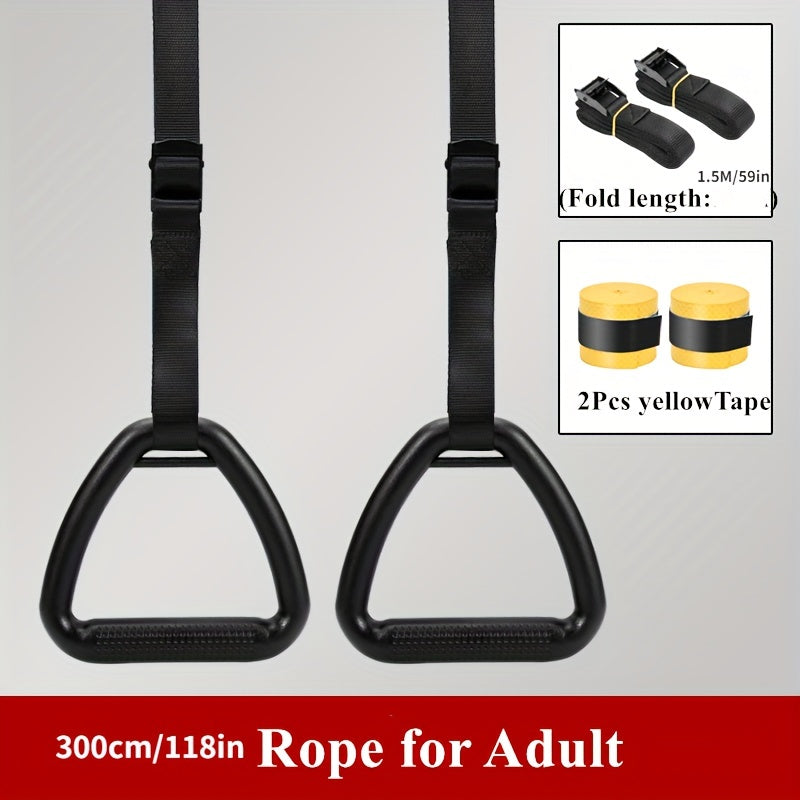 Adjustable Gymnastic Rings for Home Workouts
