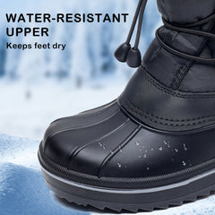 Warm Fleece Cozy Snow Boots for Boys